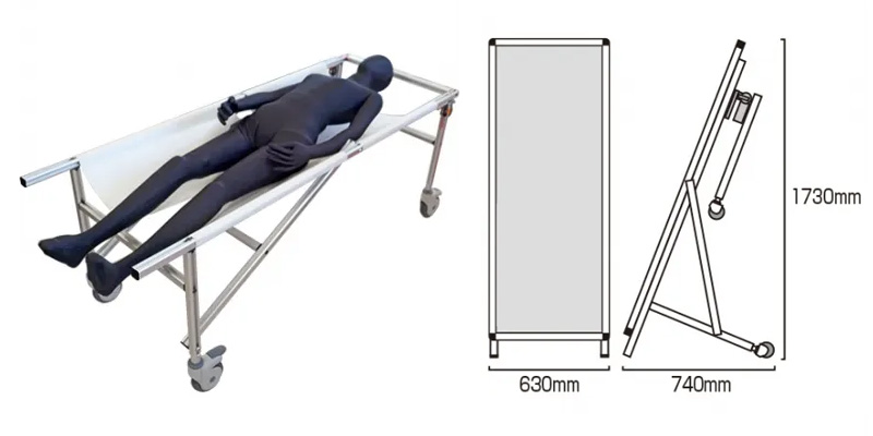 サインストレッチャー 使用イメージ/製品サイズ